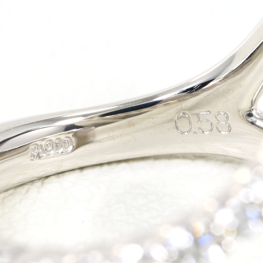 VINTAGE Silver Diamond Ring - Picture 5 of 7